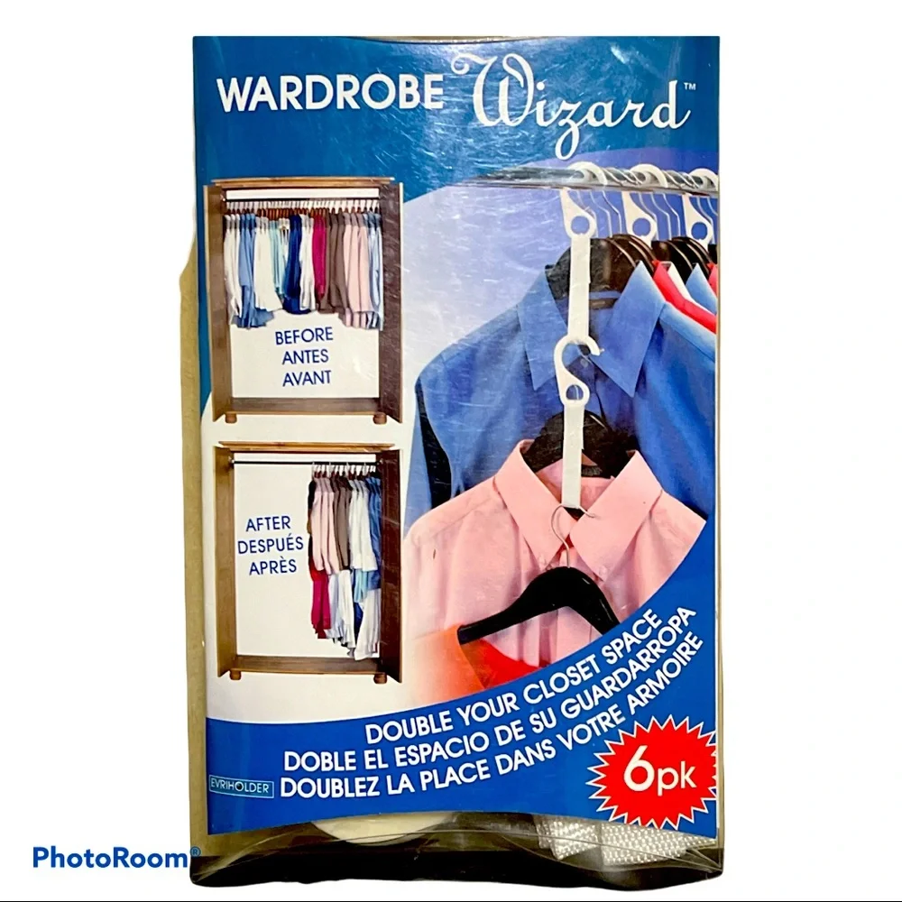 24~Wardrobe Closet Organizer Space Saver Hangers Efficient storage room